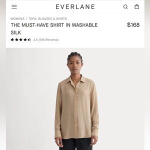 Everlane THE MUST-HAVE SHIRT IN WASHABLE
SILK